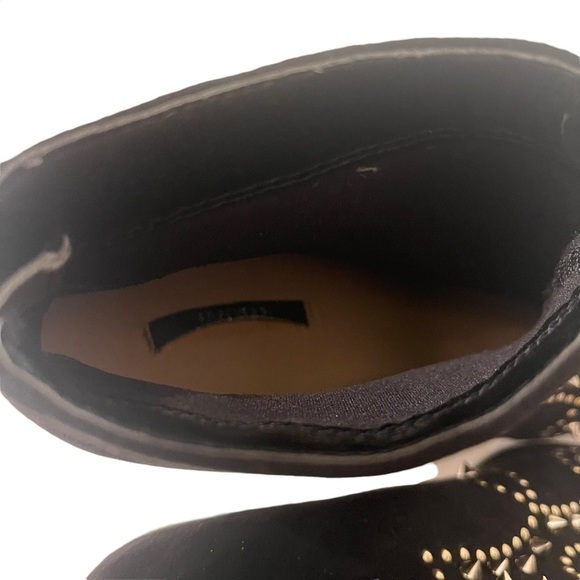 Forever 21 Stilleto Heel Black Ankle Bootie Size 7.5 - Picture 8 of 9